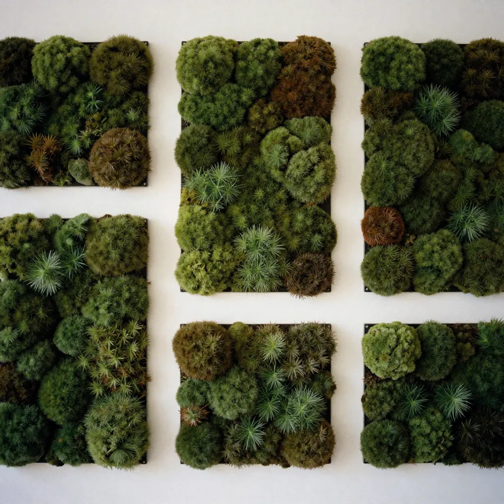 Modulaariset sammalpaneelit