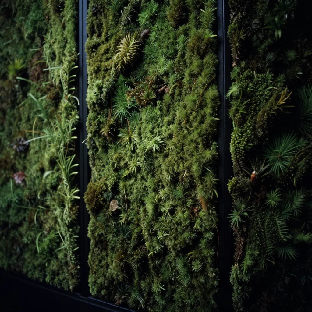 Sammalpaneelit hyvinvointitiloissa